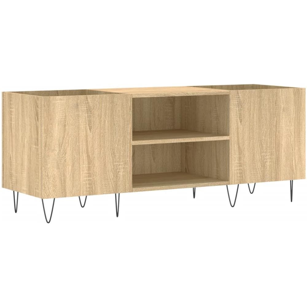 Mobile Porta Dischi Rovere Sonoma 121x38x48cm Legno Multistrato - Foto 1
