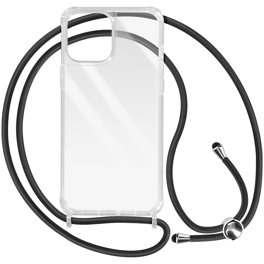 Cover Con Cordino Per Iphone 12 Pro Max Rigida Bumper Serie Corda Trasparente - Foto 1