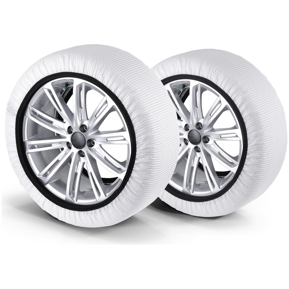 Catene Da Neve Premium Alternative Ultra Grip Xl, Catene Da Neve In Tessuto, Calze Da Neve Set Di 2 Bianco - Foto 1
