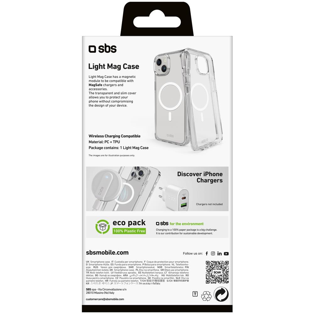 TELIGMAGIP1567T custodia per cellulare 17 cm (6.7"") Cover Trasparente per iPhone 15 Pro - Foto 2