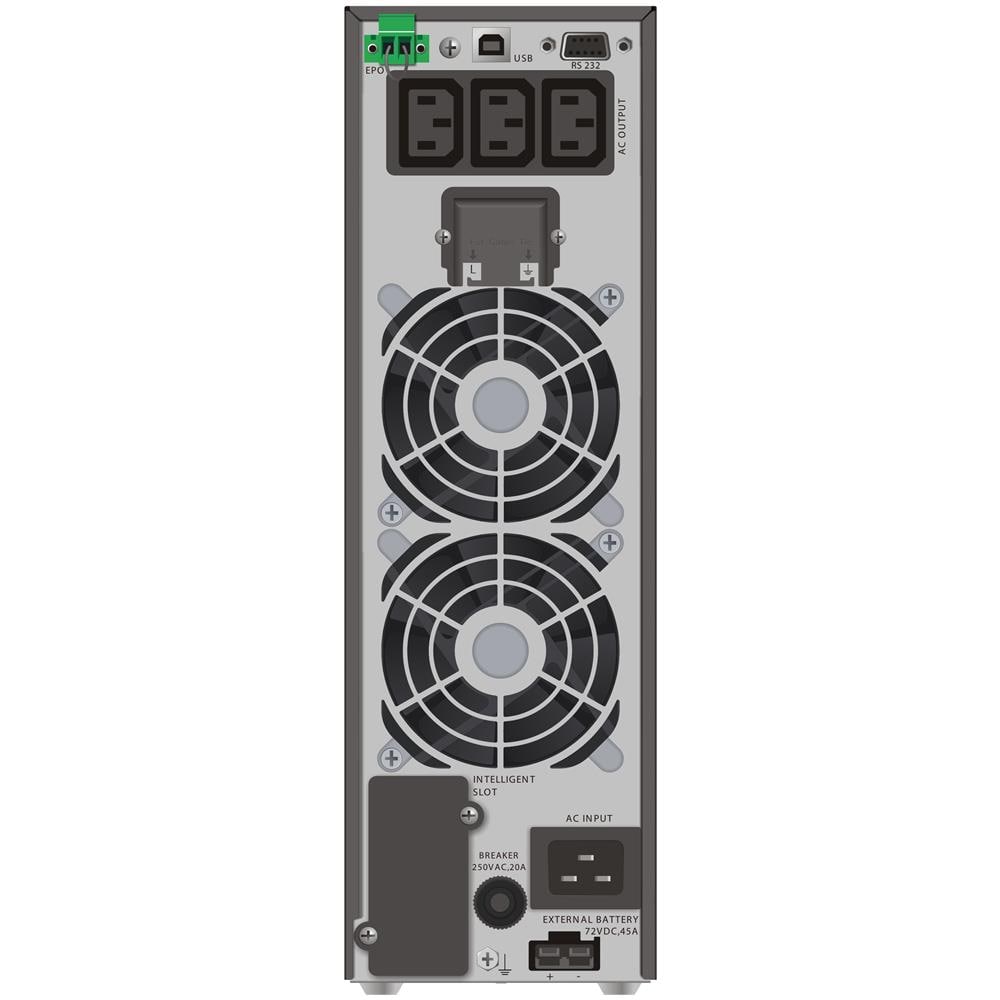 Gruppo di Continuità UPS VFI 3000 TGS 3000 VA / 2700 W 3 Prese Schuko 1 Porta USB 2.0 Colore Nero - Foto 2