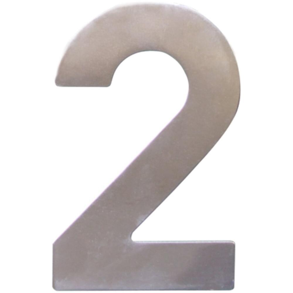 NUMERO CIVICO 2 IN ACCIAIO INOX - Foto 4