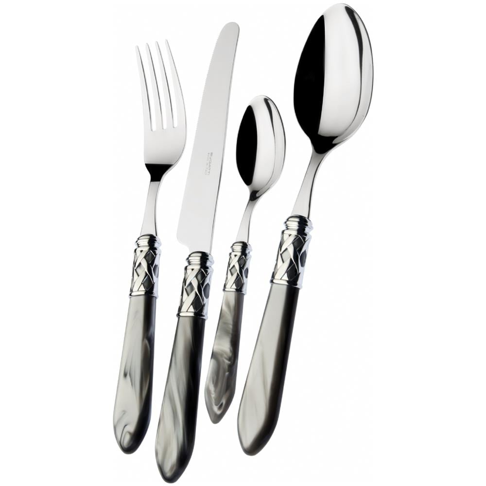 Servizio Posate 24 Pz. ""aladdin"" Grigio - Foto 1