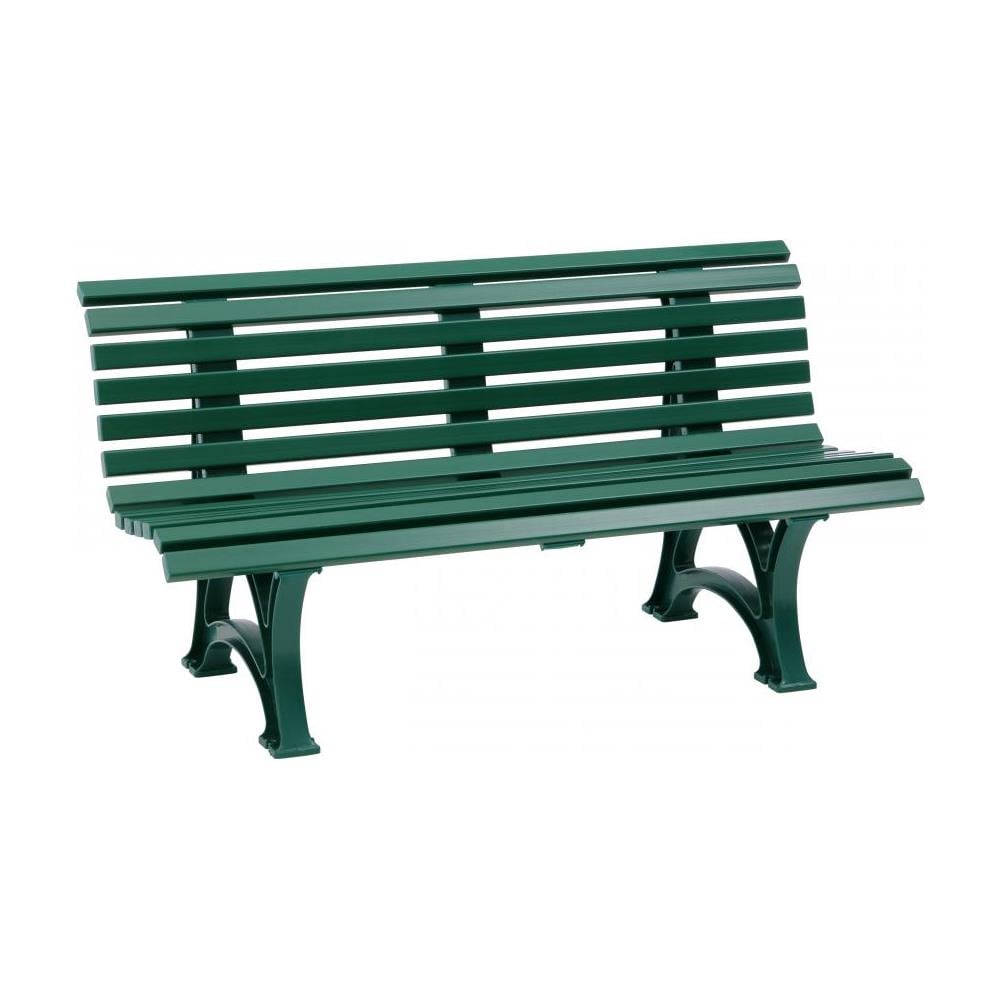 Panchina Verde 3 Posti 150 Cm Helgoland By Panca Giardino Outdoor Arredo Casa - Foto 1