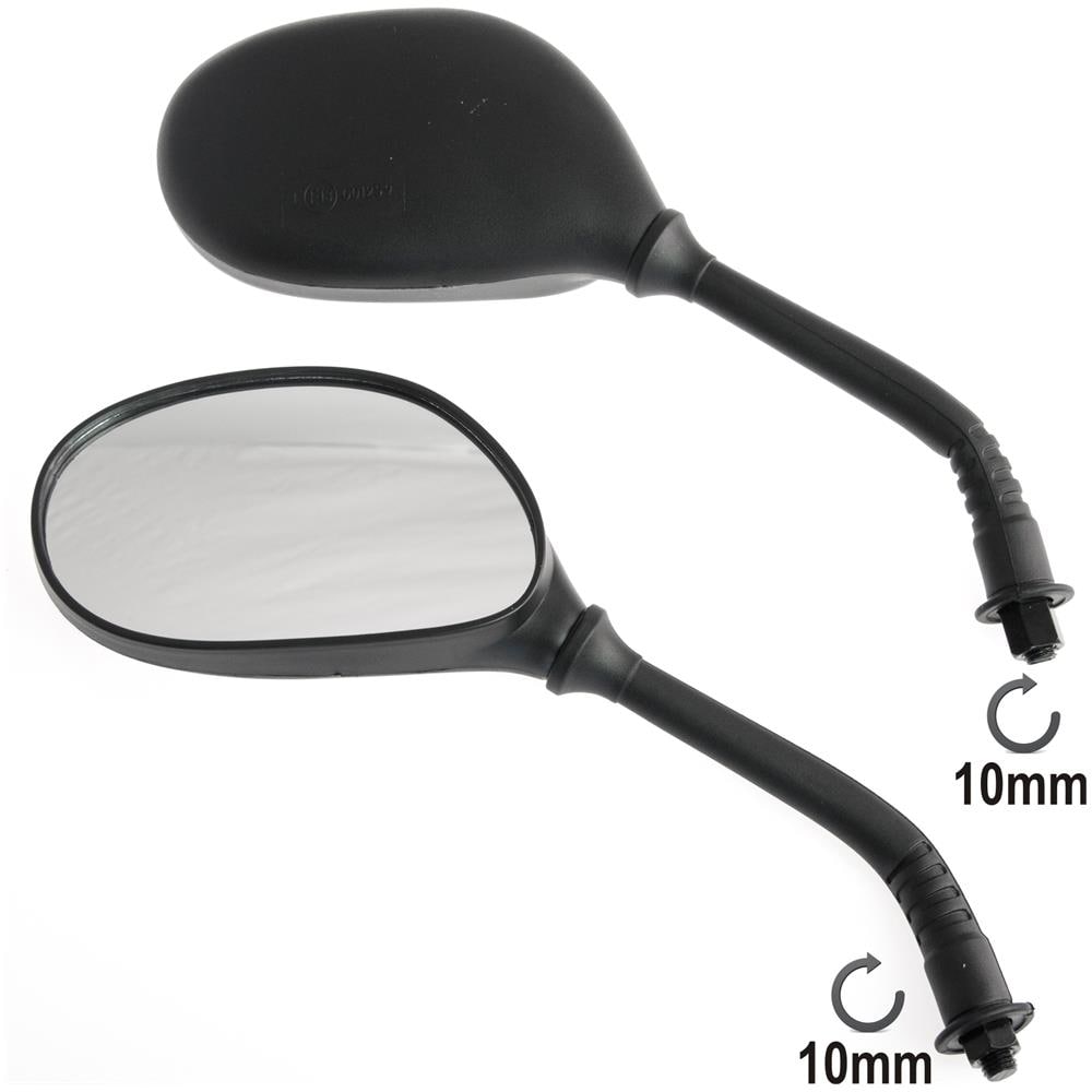 Coppia Specchietti Retrovisori Scooter Ricambio Specchi Moto Custom - Foto 1