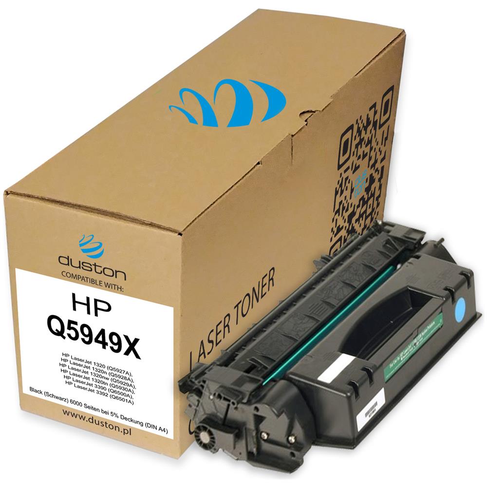TONER - 5x Q5949x, 49x Negro Compatible Con Hp Laserjet 1320 1320 N 1320 Nw 1320 Tn 3390 3392 - Foto 2