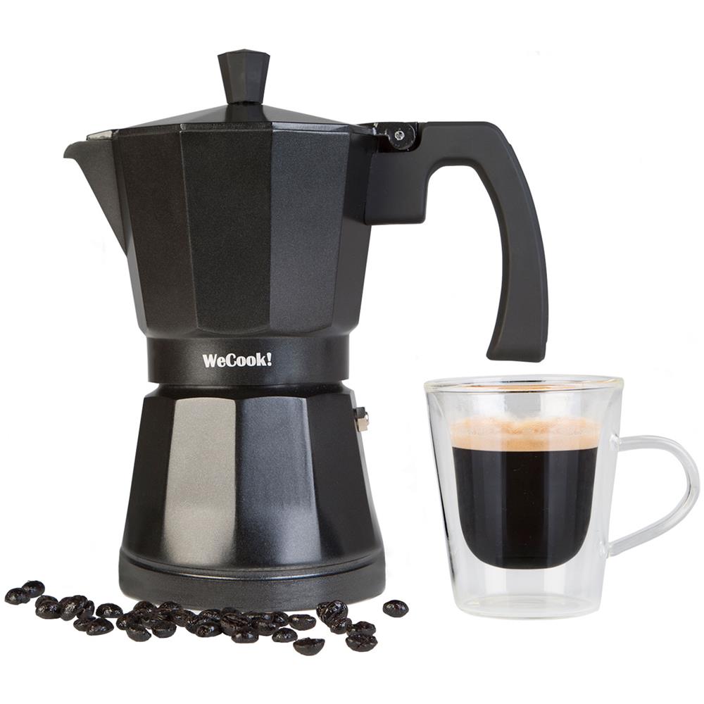 Luccia Caffettiera Espresso In Alluminio, Induzione 9 Tazze Di Caffè, Tutti Tipi Cucine - Foto 1