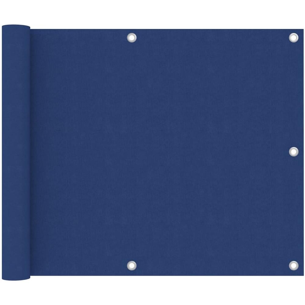 Paravento da Balcone Blu 75x400 cm in Tessuto Oxford - Foto 1