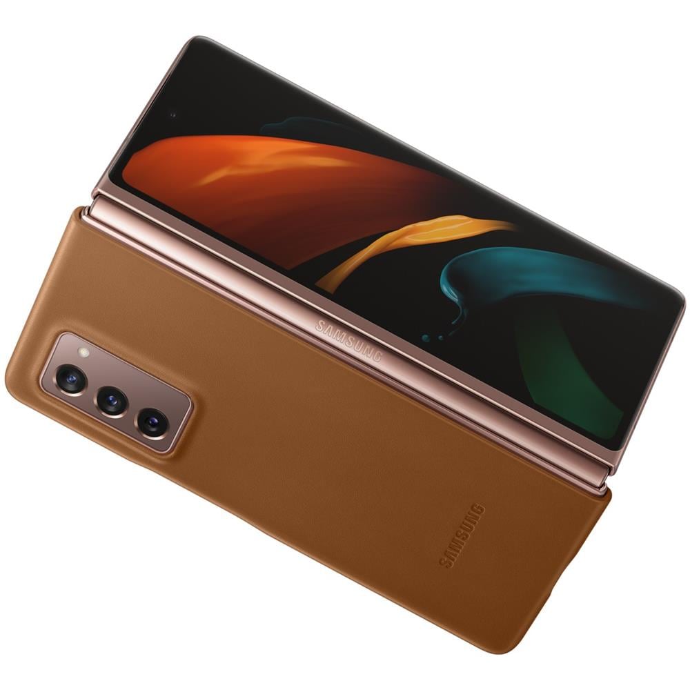 EF-VF916 custodia 19,3 cm (7.6"") Cover Marrone per Galaxy Z Fold2 - Foto 2