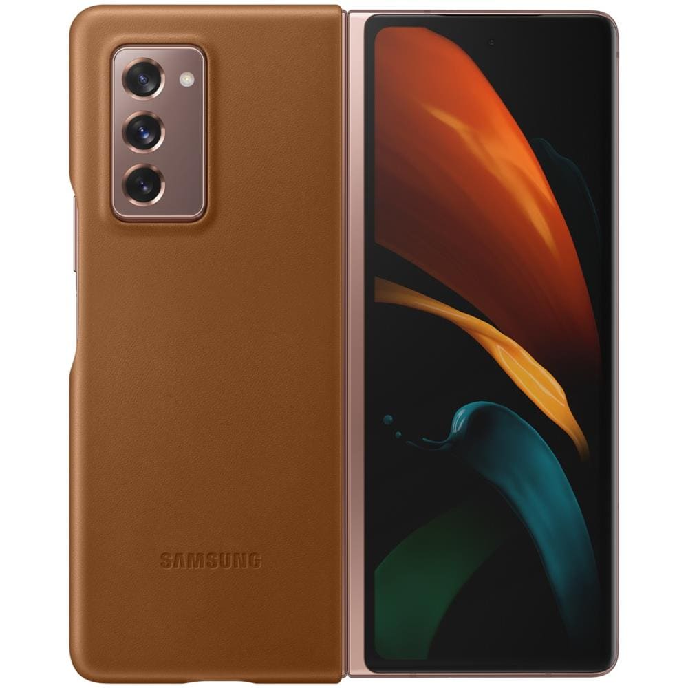EF-VF916 custodia 19,3 cm (7.6"") Cover Marrone per Galaxy Z Fold2 - Foto 4