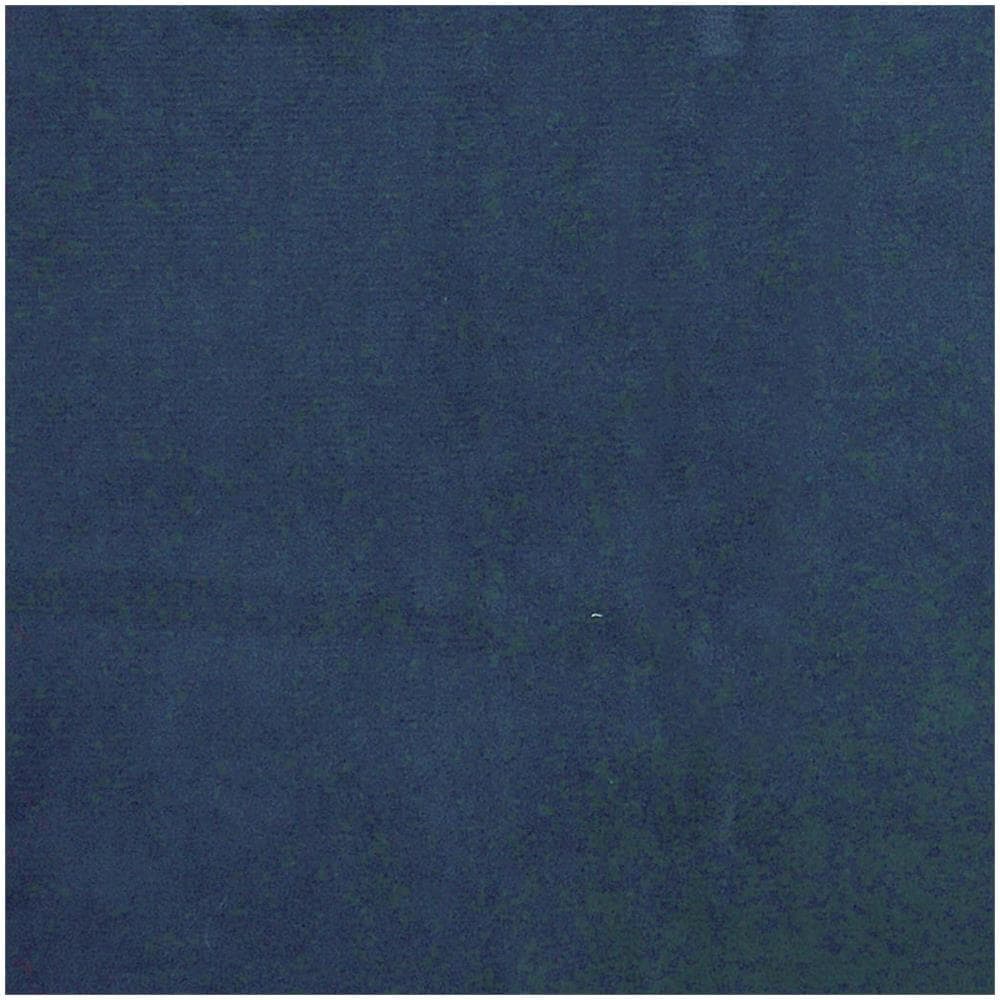 Sgabello Rotondo Blu In Velluto - Foto 5