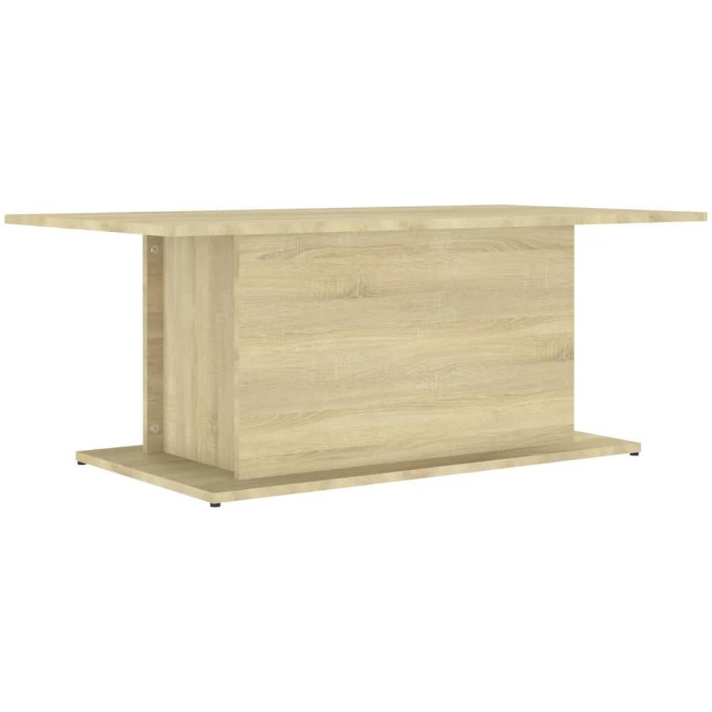 Tavolino da Salotto Rovere Sonoma 102x55,5x40 cm in Truciolato - Foto 2