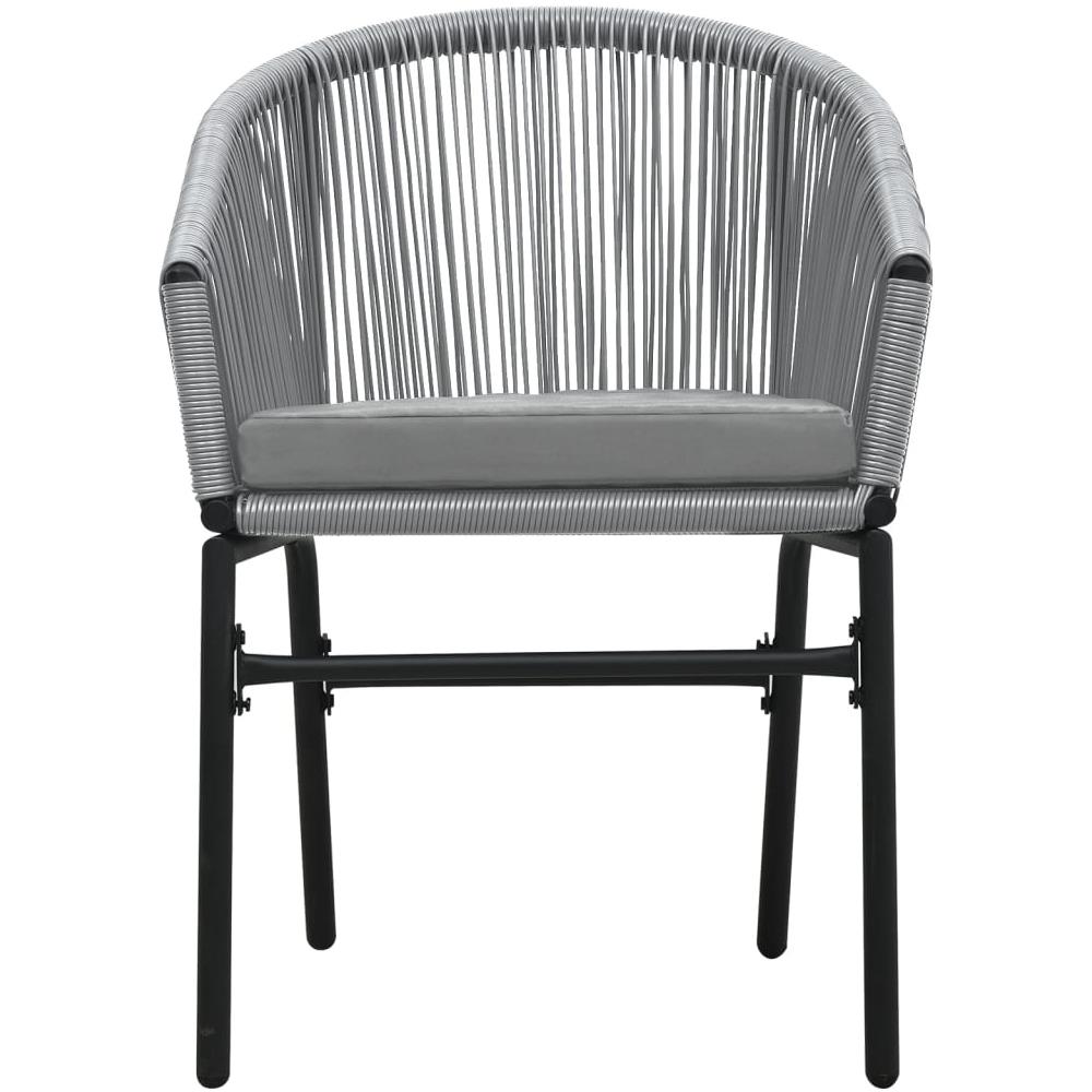 Set da Pranzo da Giardino 5 pz Grigio - Foto 6
