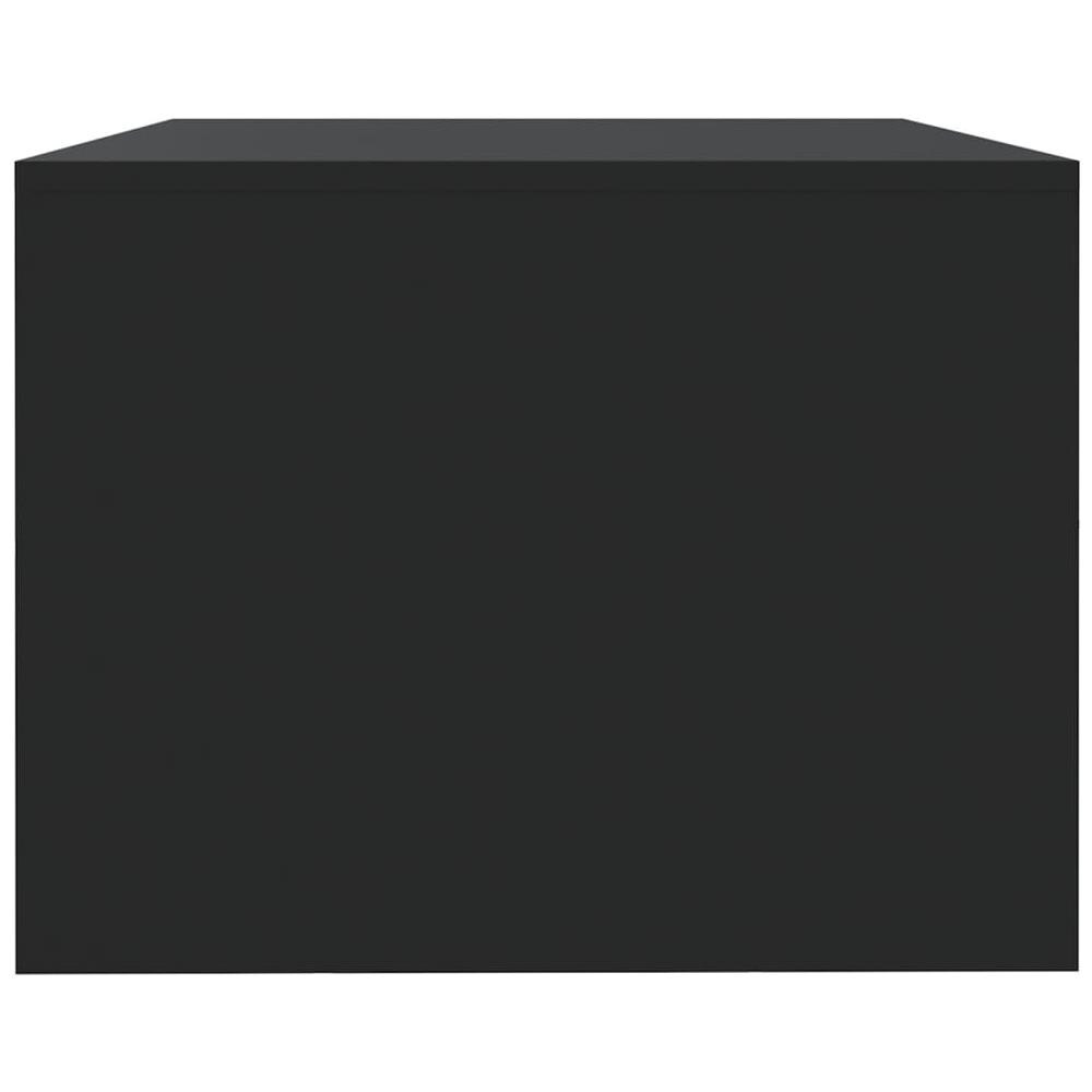 Tavolino Da Salotto Nero 102x55x42 Cm In Legno Compensato - Foto 7