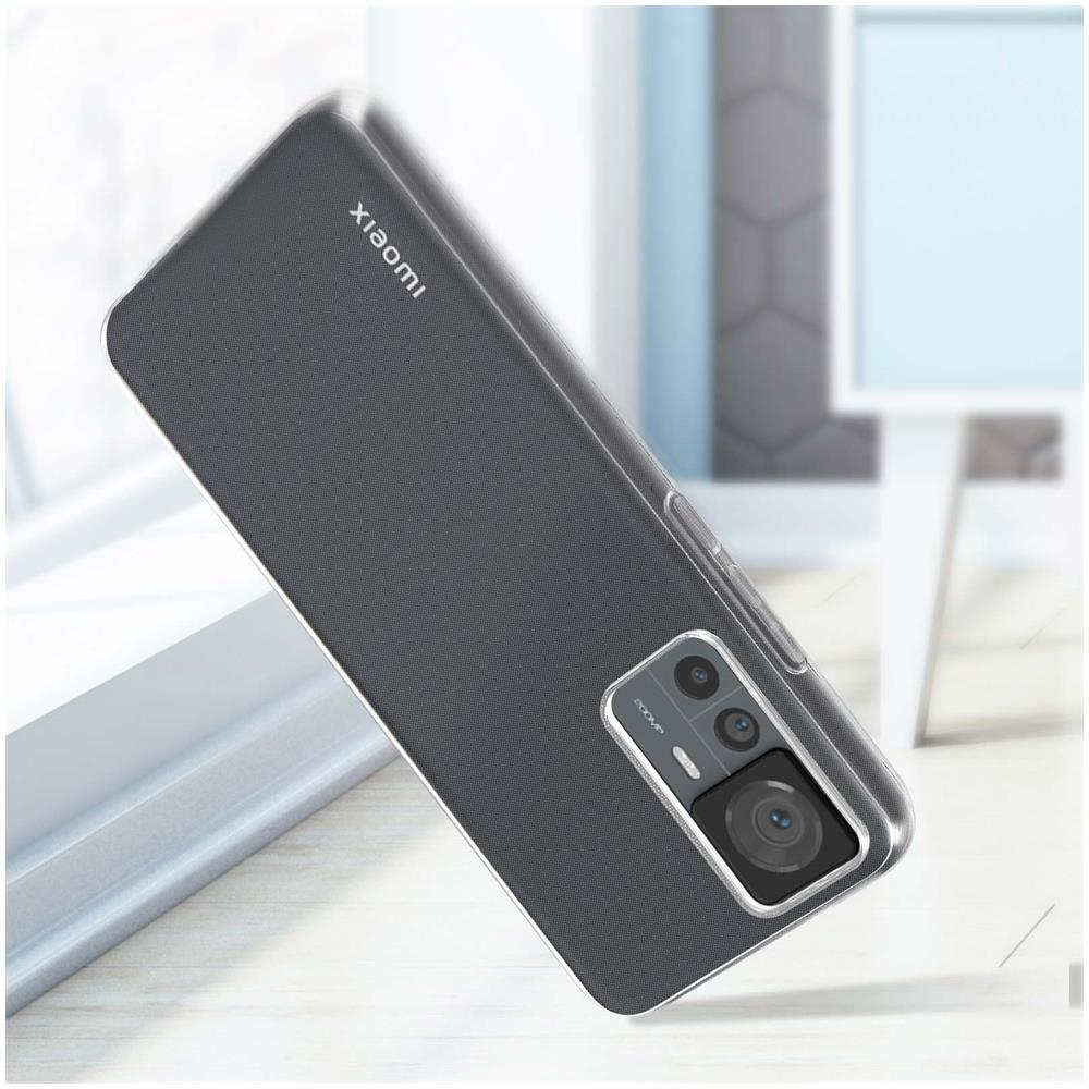 Cover Xiaomi 12t / 12t Pro Silicone Flessibile Sottile Egero Trasparente - Foto 2