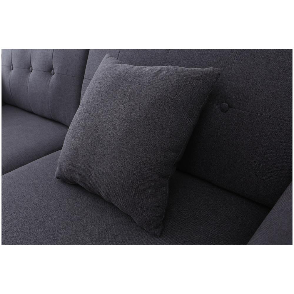 Hoga Divano Scandinavo 3 Posti Grigio Antracite - Foto 2