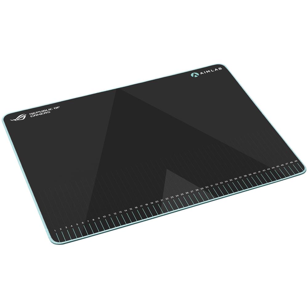 Mouse Pad Gaming ROG Hone Ace Aim Lab Edition 420 x 508 mm con Base Antiscivolo - Nero - Foto 2