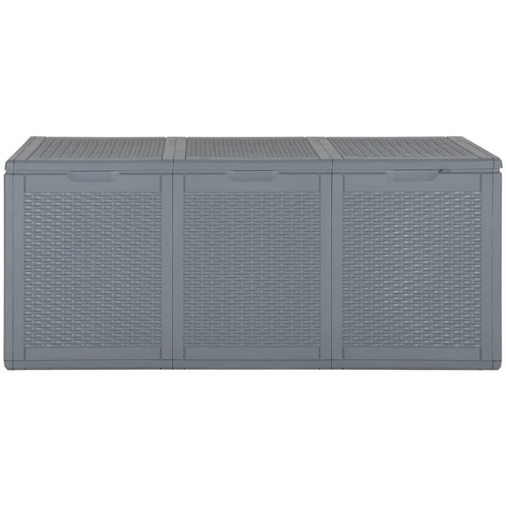 Contenitore Da Giardino Grigio In Rattan Pp 270 L - Foto 2