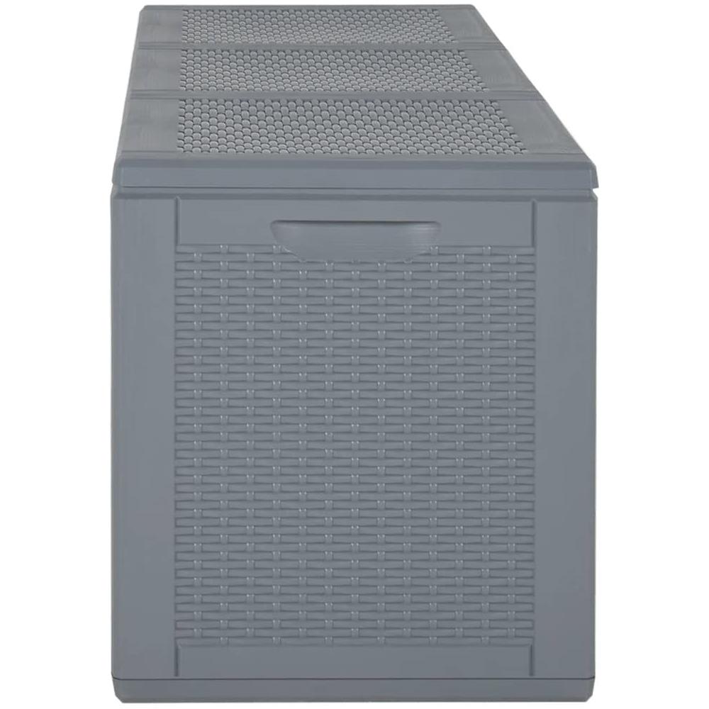Contenitore Da Giardino Grigio In Rattan Pp 270 L - Foto 3