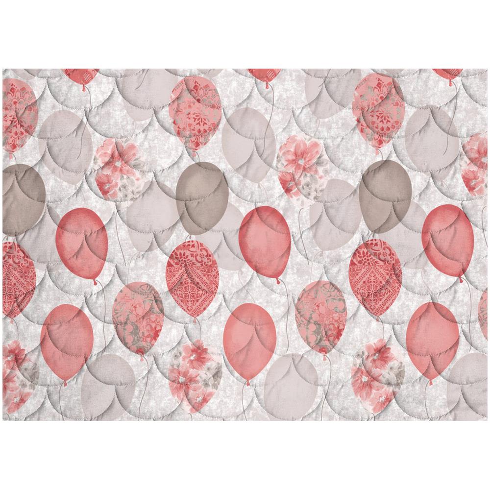 Trapuntino Piumino Estivo 100gr Linea Pensieri Delicati Disegno Palloncini Singolo Rosso - Foto 5