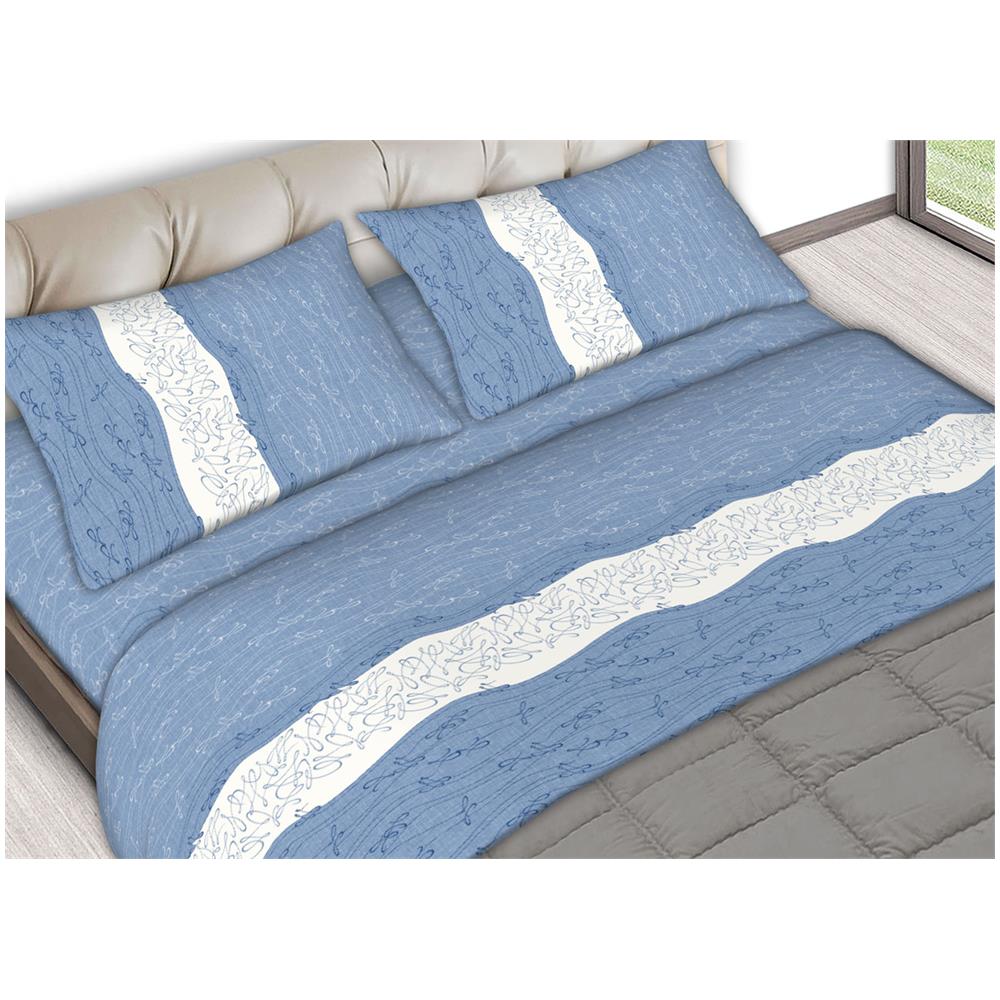 Lenzuolo Azzurro Stelle Bianche