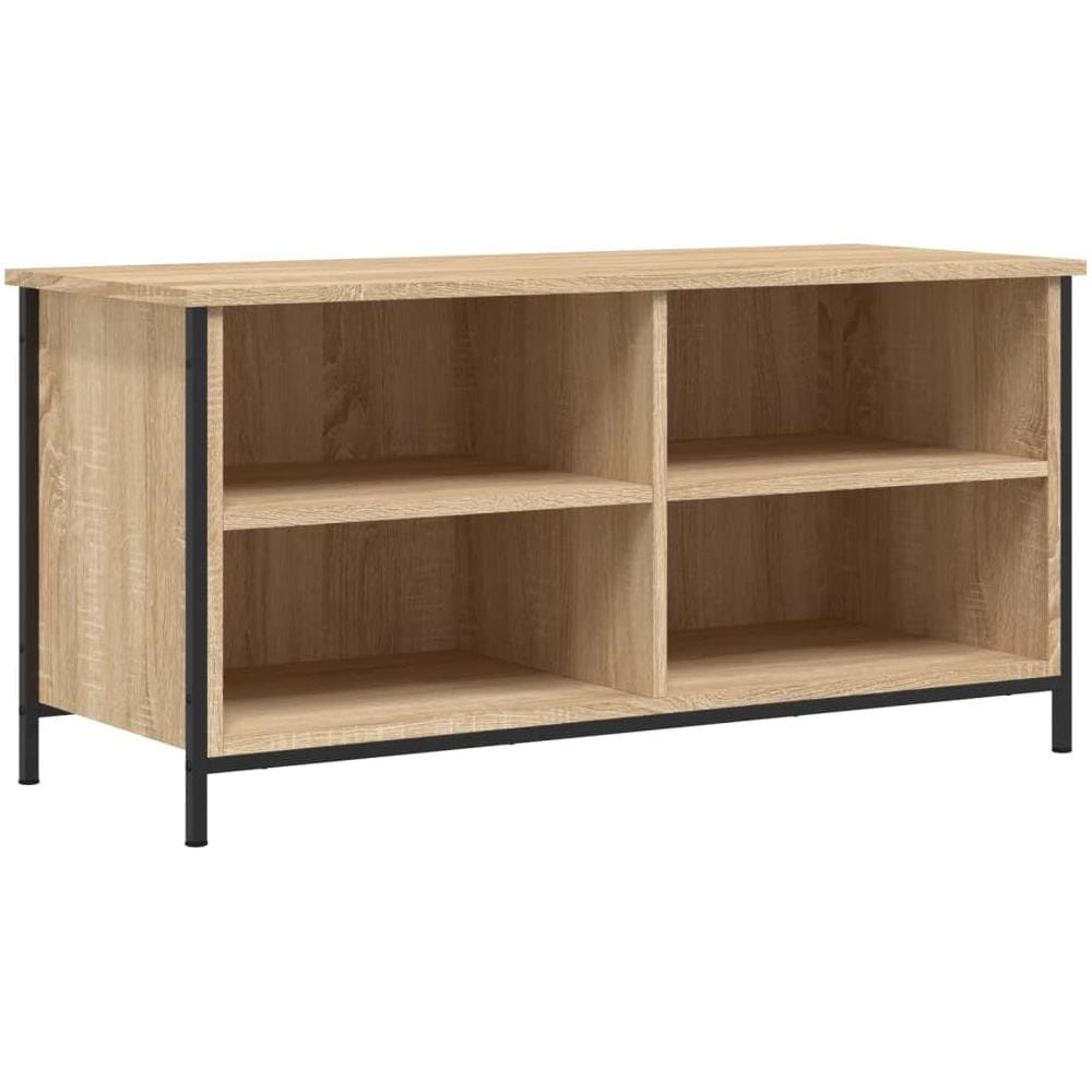 Mobile Porta Tv Rovere Sonoma 100x40x50 Cm In Legno Multistrato - Foto 2