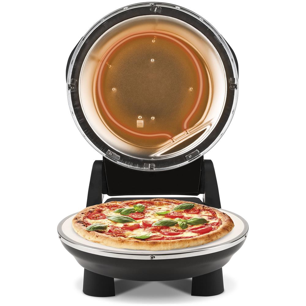 Pizzeria Snack Napoletana macchina e forno per pizza 1 pizza (e) 1200 W Nero - Foto 2