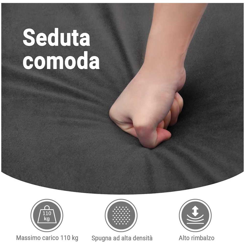 Poltrona Massaggiante Reclinabile Elettrica Crema Velluto - Foto 10