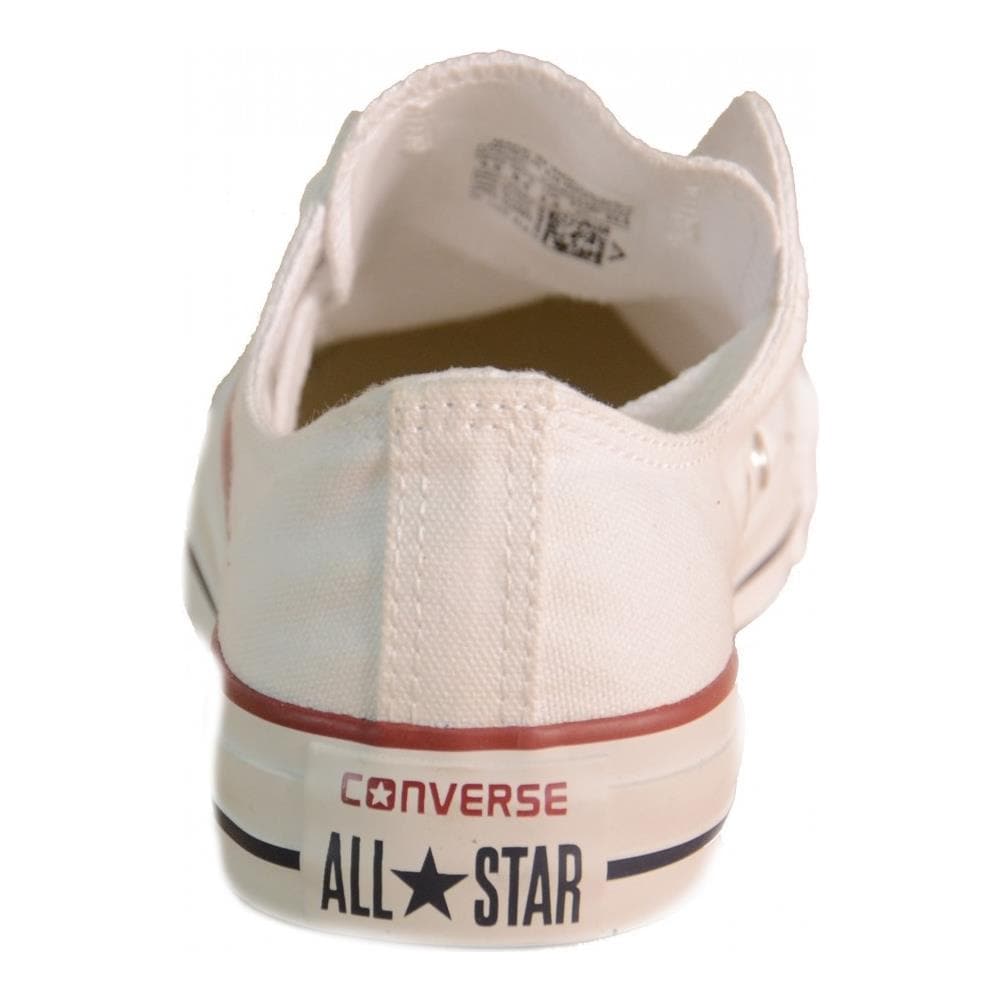 All Star Scarpe Uomo Donna Bianche Basse Tela Ox Optic 48 - Foto 2