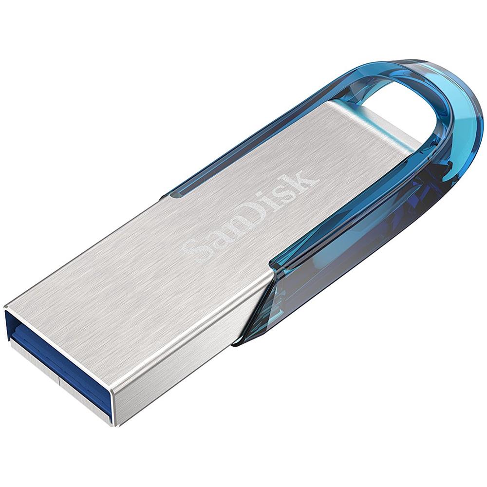 Chiavetta USB 128 GB Cruzer Ultra Flair Interfaccia USB 3.0 Colore Blu - Foto 1