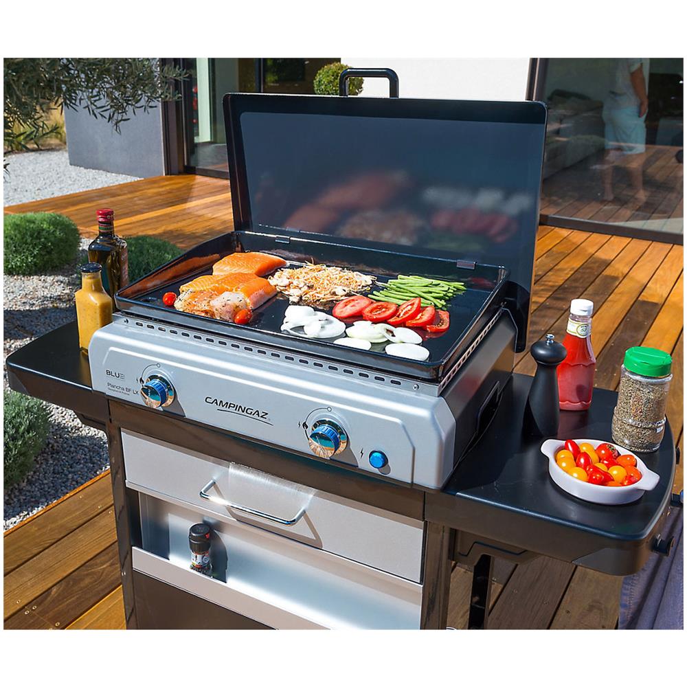 Barbecue Plancha a Gas Blue Flame LX 2 Bruciatori 3000005414 - Foto 4