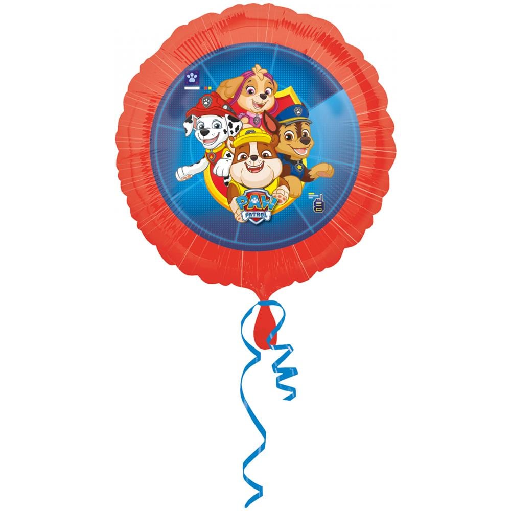 Amscan - Palloncino Alluminio Rosso E Blu Paw Patrol - Foto 1