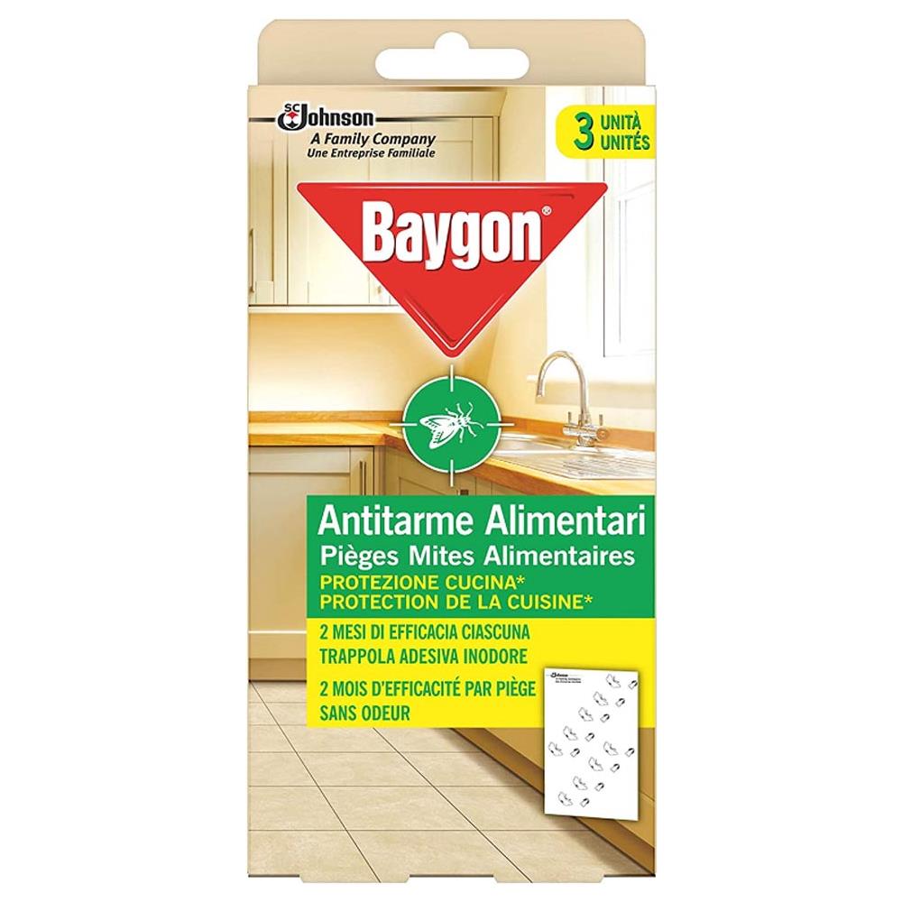 Baygon Antitarme Alimentari Protezione Cucina Confezione Da 3 Trappole - Foto 1