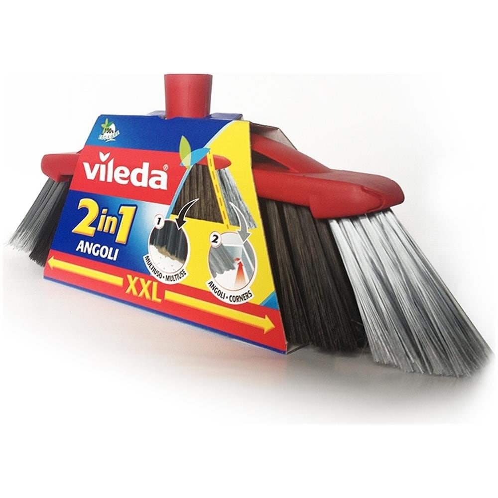 2 In 1 Vileda Xxl Vileda 2 In 1 Xxl Xxl Due Tipi Di Setole Con Pali - Foto 2
