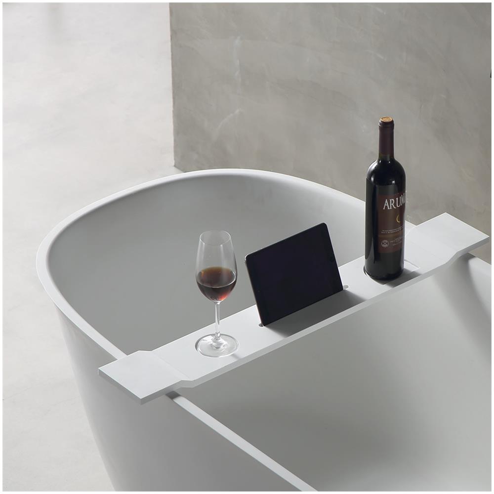 Sopravasca Da Bagno Stand In Artificial Stone Bianco Opaco Matt - Foto 2