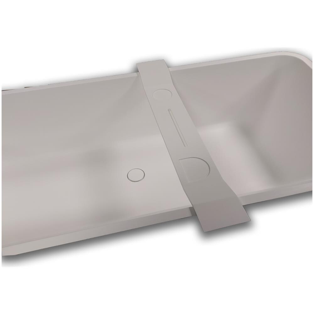 Sopravasca Da Bagno Stand In Artificial Stone Bianco Opaco Matt - Foto 1