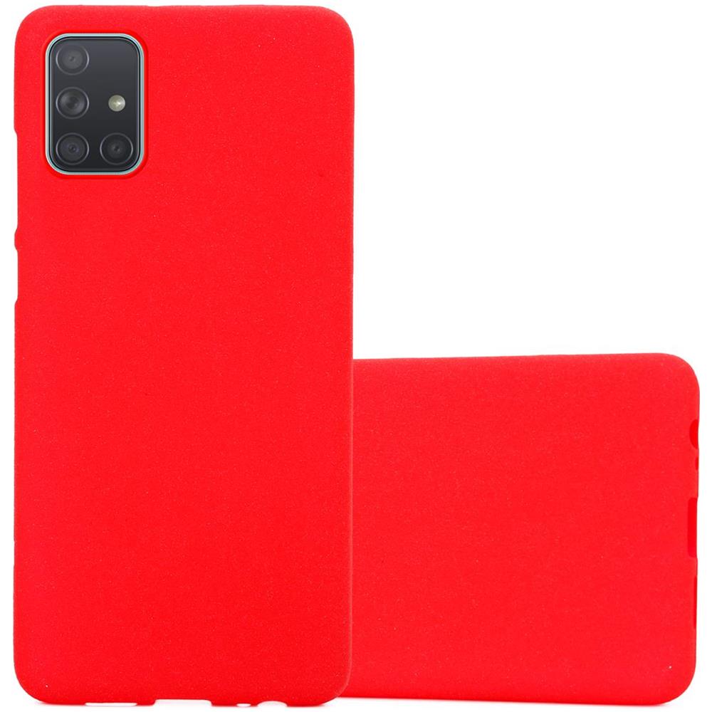 Custodia Compatibile Con Samsung Galaxy A71 4g In Frost Rosso - Coperchio Protettivo In Silicone Tpu Flessibile - Foto 1