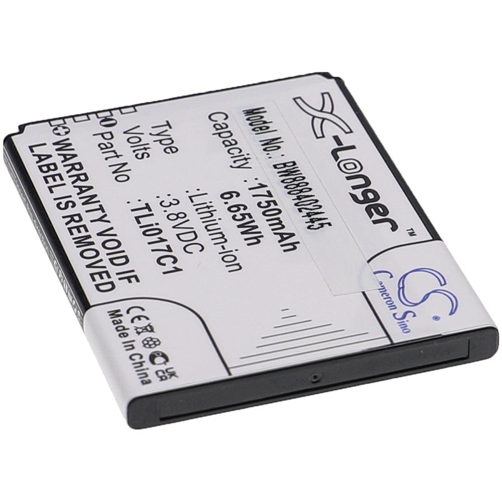 Batteria Sostituisce Alcatel Tli017c1, Tli017d1 Per Smartphone Cellulare Per Anziani (1750mah, 3,8v, Li-ion)  - Foto 3