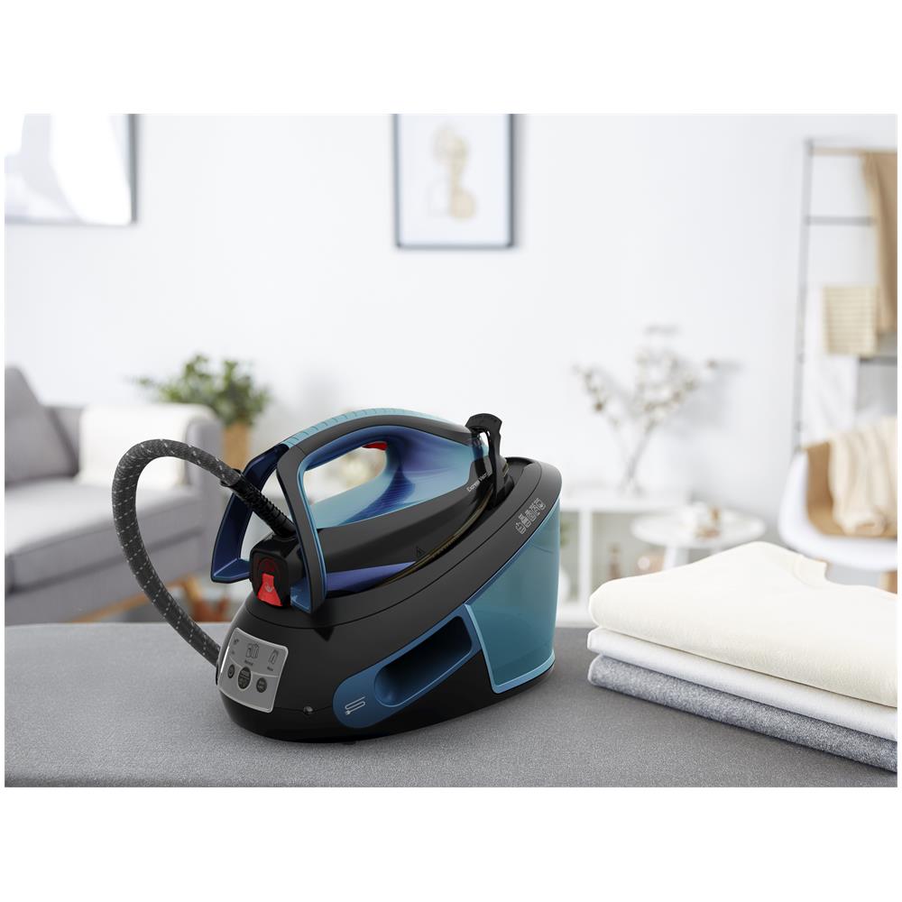 Express Vision SV8151 2800 W 1,8 L Durilium AirGlide Autoclean soleplate Blu, Nero - Foto 2