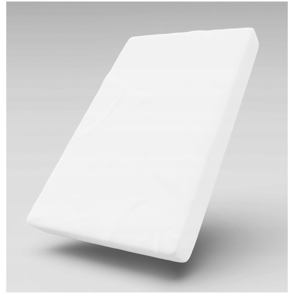 Lenzuolo in jersey con elastico 140x200 - Bianco - Ottima vestibilità - Cotone ecologico - Foto 1