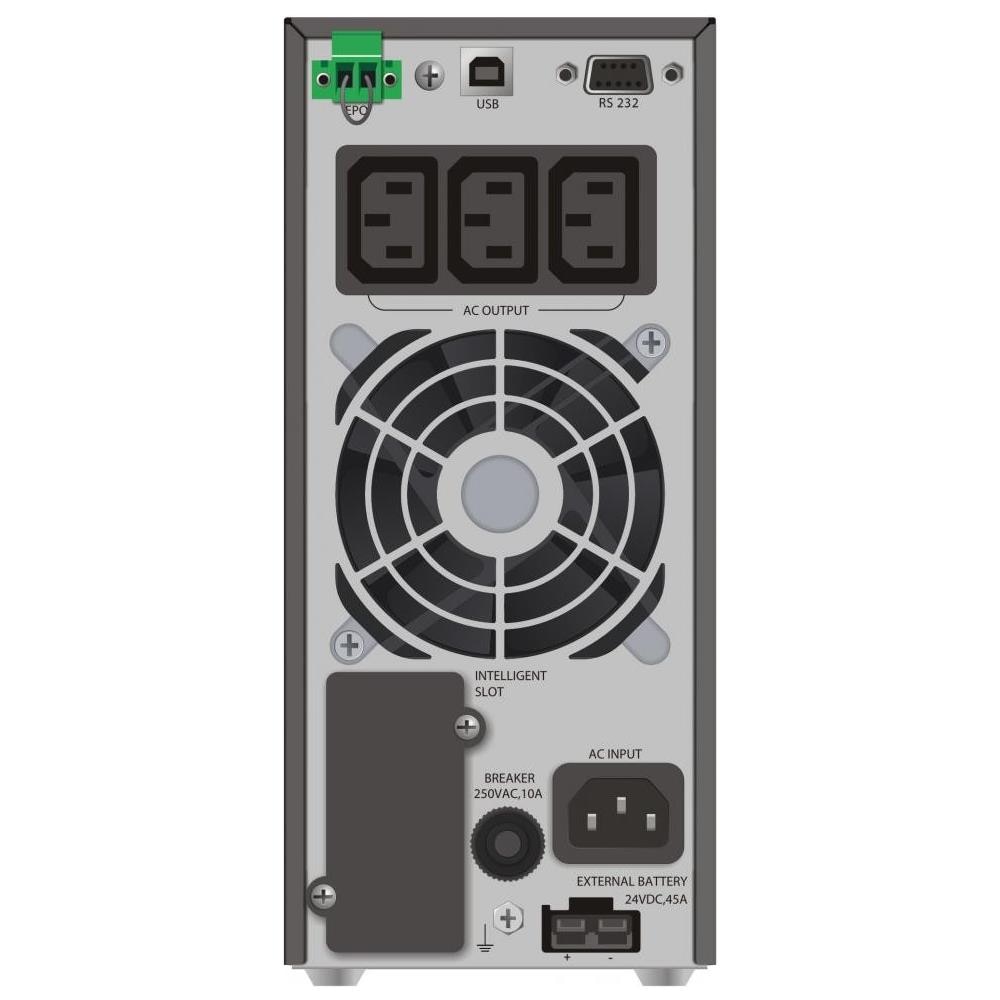 Gruppo di Continuità UPS VFI 1000 TGS 1000 VA / 900 W 3 Prese AC 1 Porta USB - Foto 3