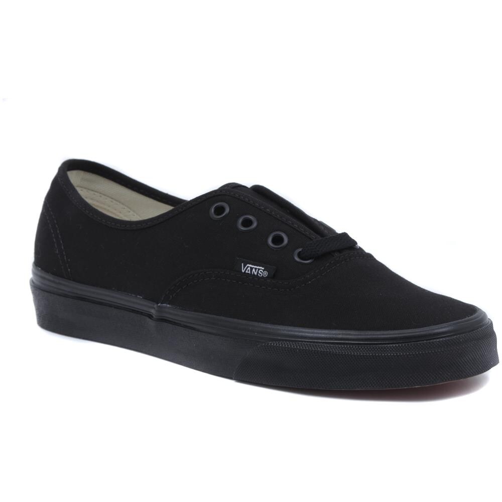 vans authentic black black