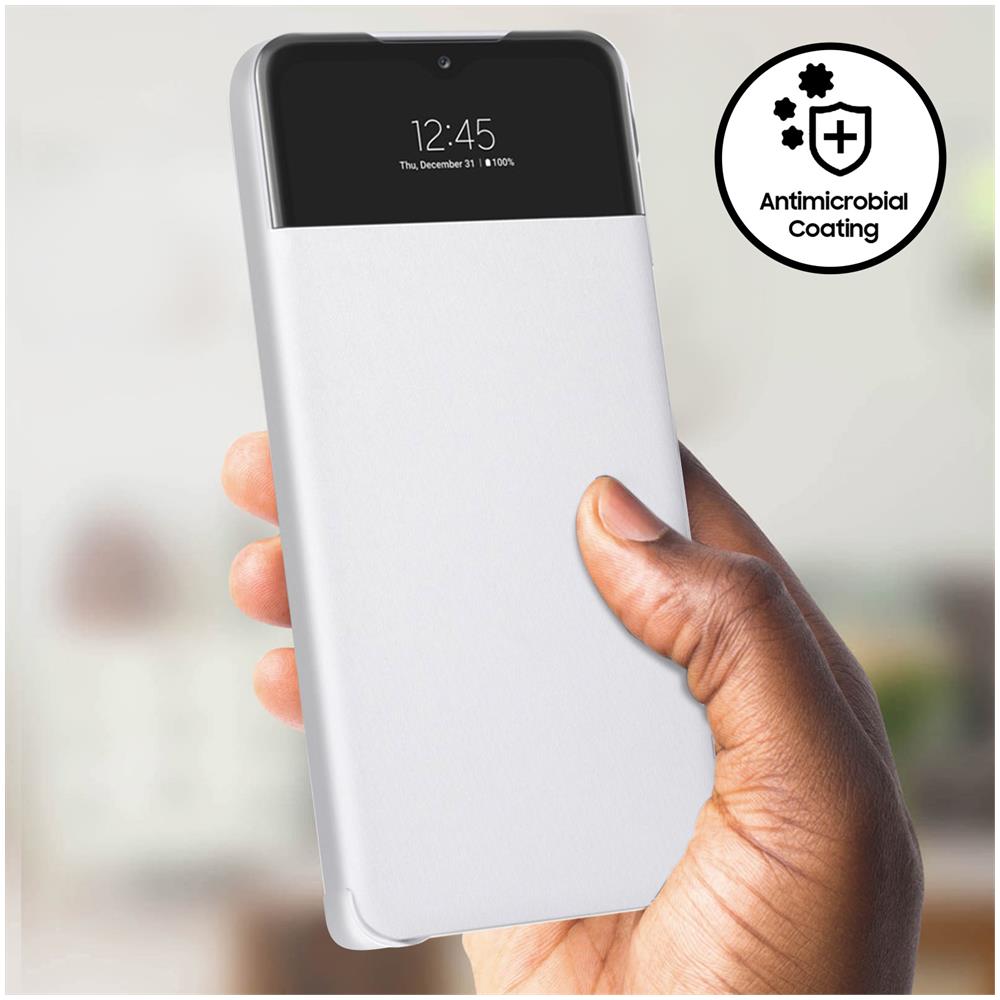 Custodia Ef-ea326pwegee S View Wallet Cover Galaxy A32 5g Sm-a326 Bianco - Foto 9