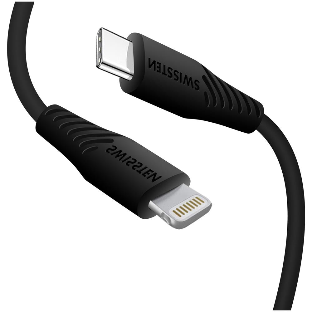 Cavo Lightning Verso Usb-c Per Iphone / Ipad 3a Con Sistema Anti-nodi 1m, Nero - Foto 2