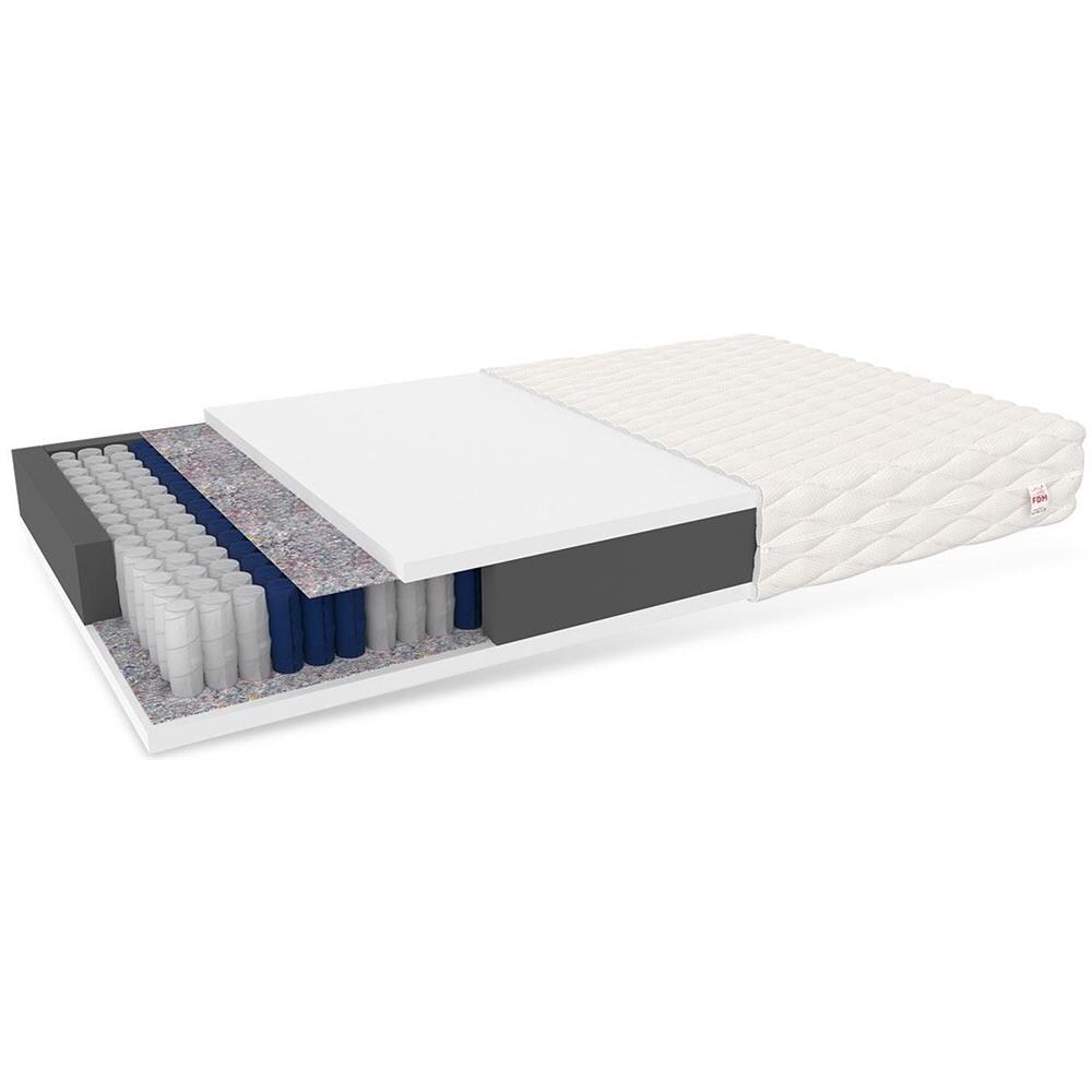 Materasso A Molle Insacchettate Treviso 90 X 200 - H3 Medio Rigido - Schiuma - Foto 1