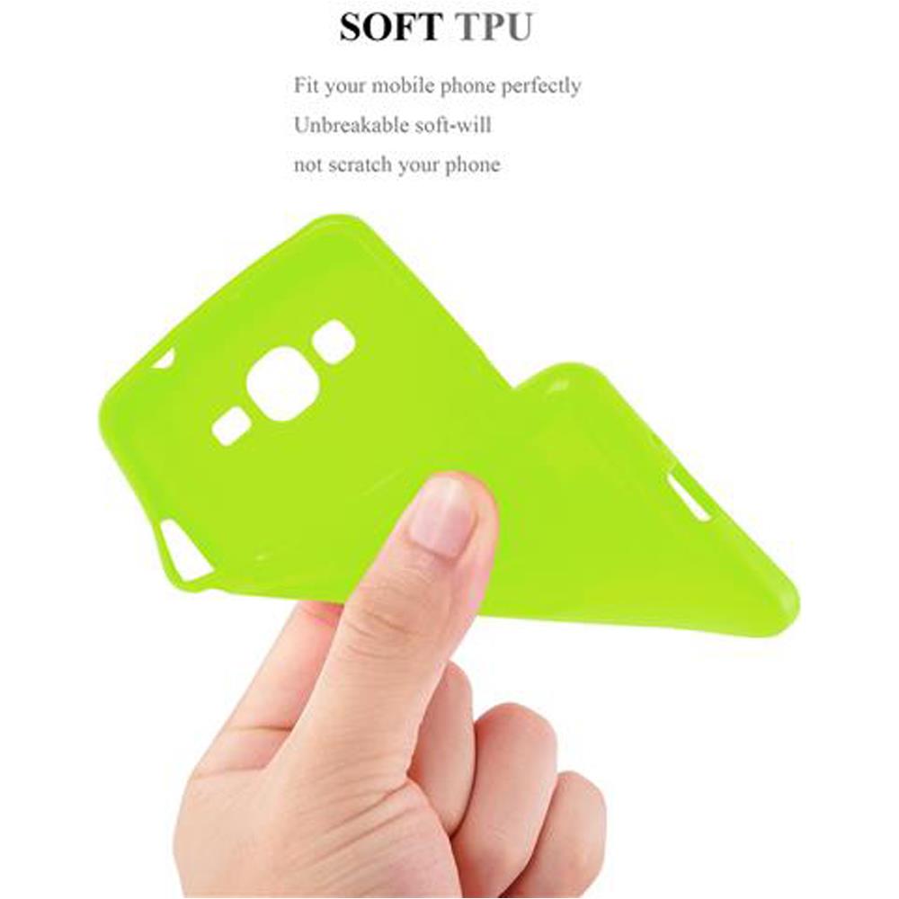 Custodia Compatibile Con Samsung Galaxy Grand Prime In Jelly Verde - Coperchio Protettivo In Silicone Tpu Flessibile - Foto 6