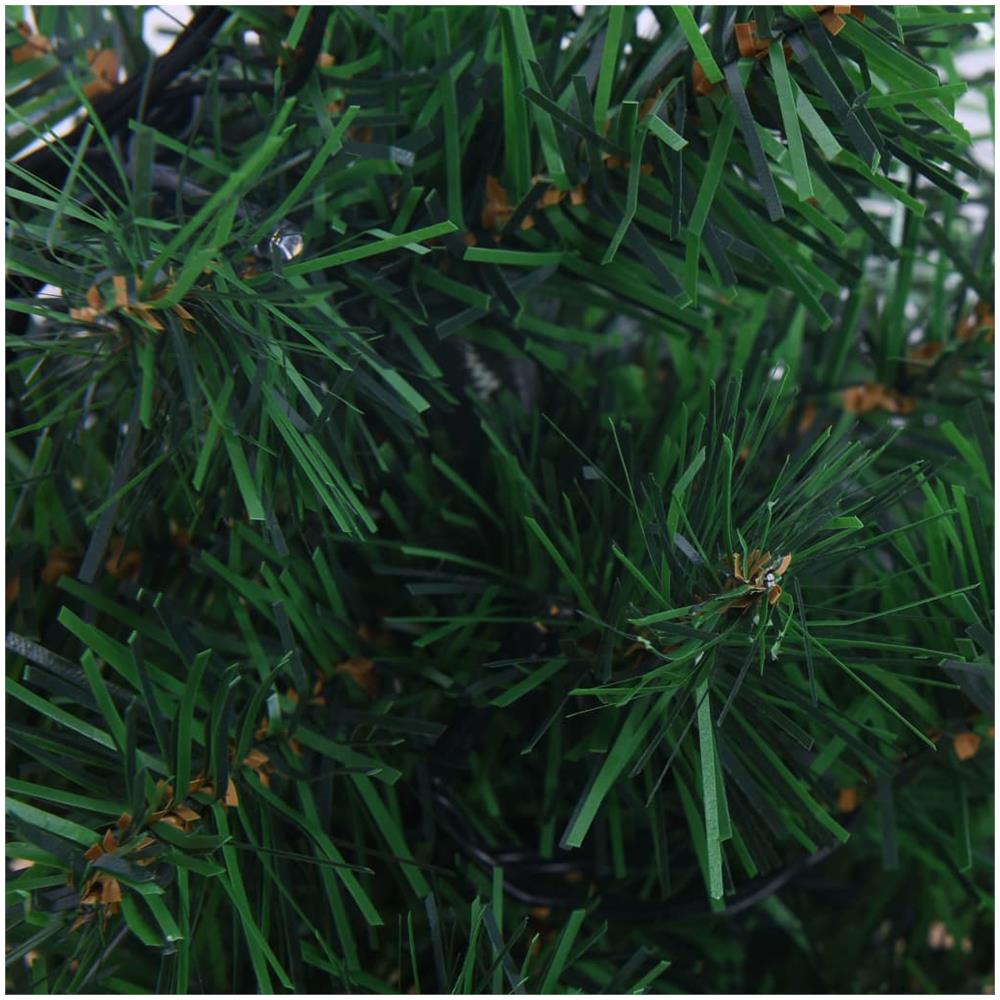 Sentiero Alberi di Natale 6 pz con LED Multicolore 45 cm PVC - Foto 8