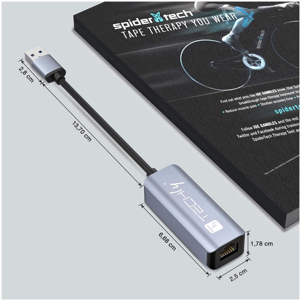 Adattatore Convertitore Usb 3.0 Tipo A A Rj45 Gigabit - Foto 3