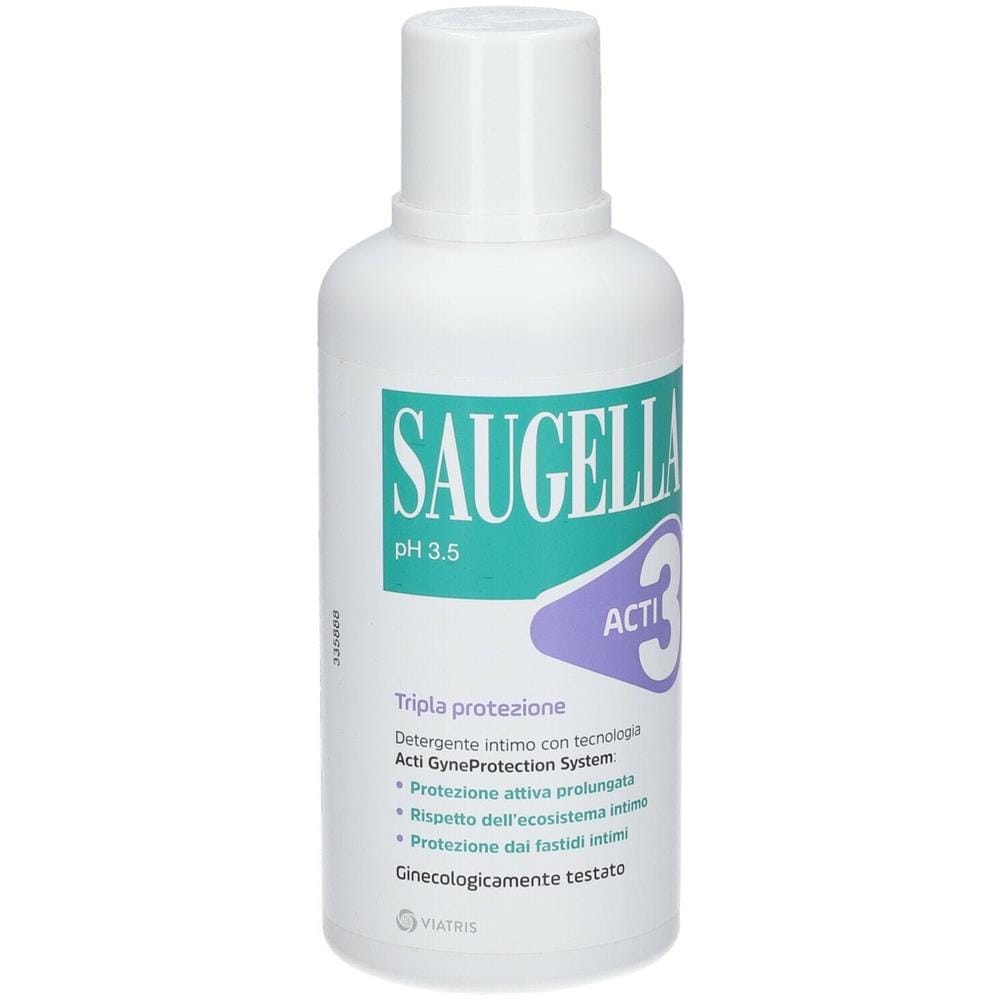 Saugella ACTI3 Tripla Protezione Detergente Intimo 500 ml - Foto 1