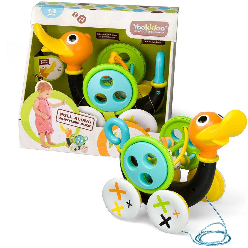 Papera Trainabile Whistling Pull Along Duck 40129 - Foto 1